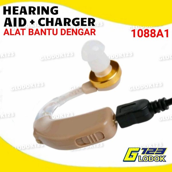 Alat Bantu Dengar Hearing Aid Cas USB Charge Pengeras Suara Telinga