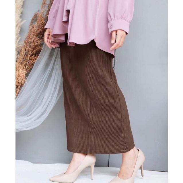 Rok Span Plisket Lidi Rok Lidi Plisket Premium