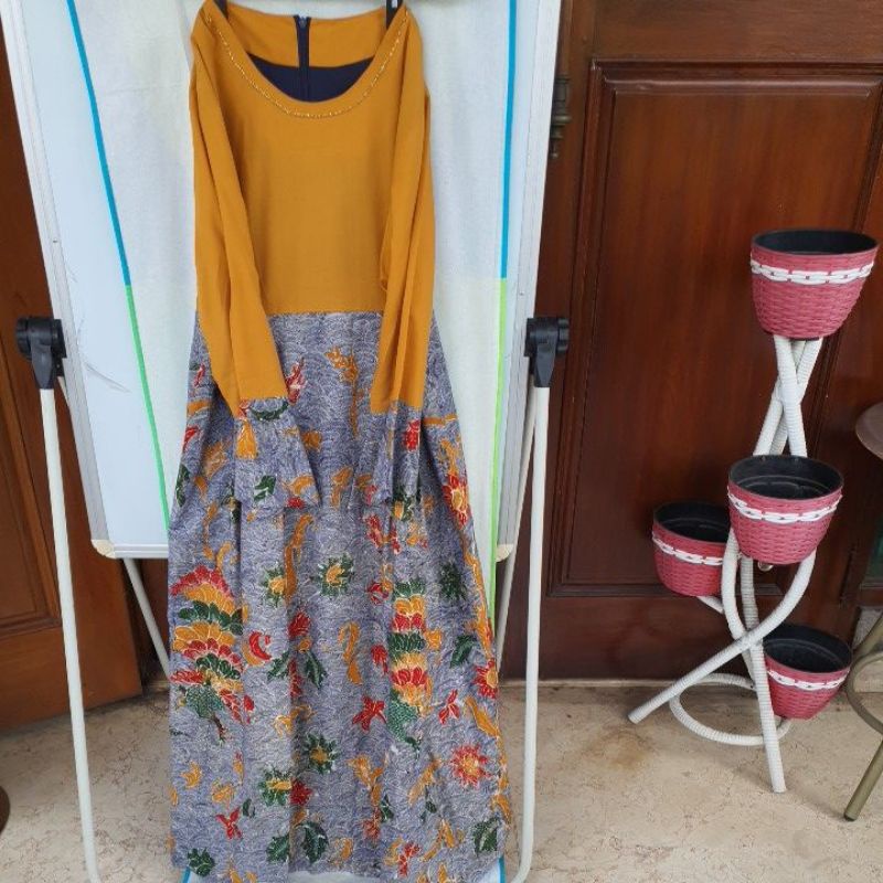 abaya batik gamis dress muslim