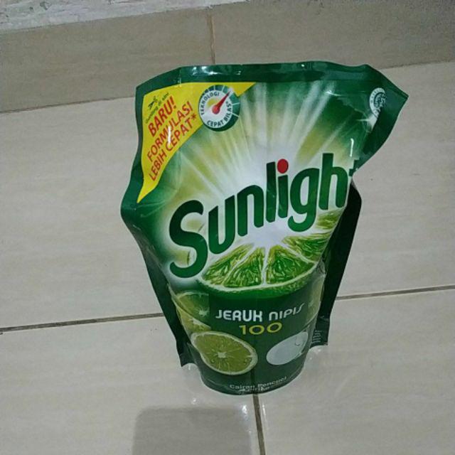 Sunlight Jeruk Nipis 100 755 Ml Cairan Pencuci Piring Refill