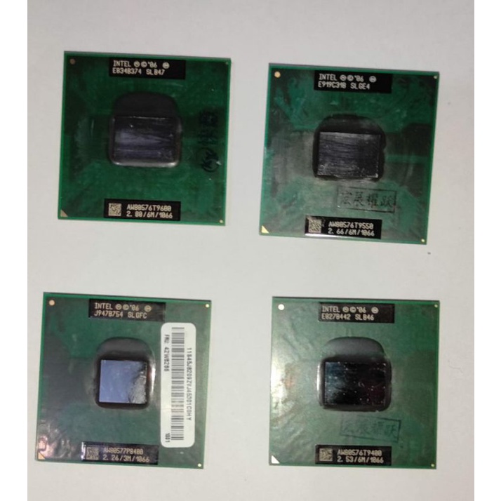 Processor Laptop Core 2 Duo socket P (T9600,9550,9400, P8400)