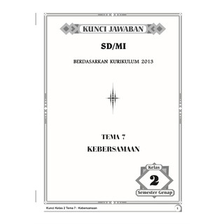 Kunci Jawaban Lks Kelas 2 Sd Tema 1 2 3 4 5 6 7 8 Agama Islam