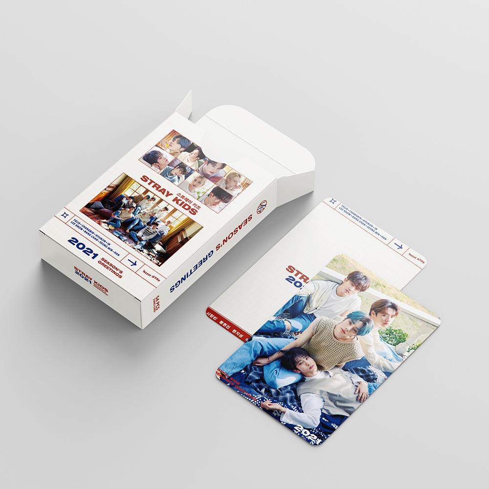 Lanfy Stray Kids2021 Fans Collection Album Baru GO LIVE Self Made Kartu Photocard