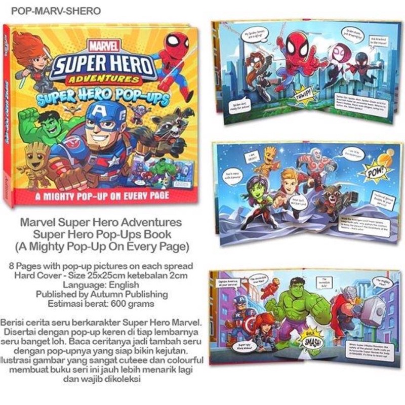 Marvel Super Hero Adventures Pop Ups