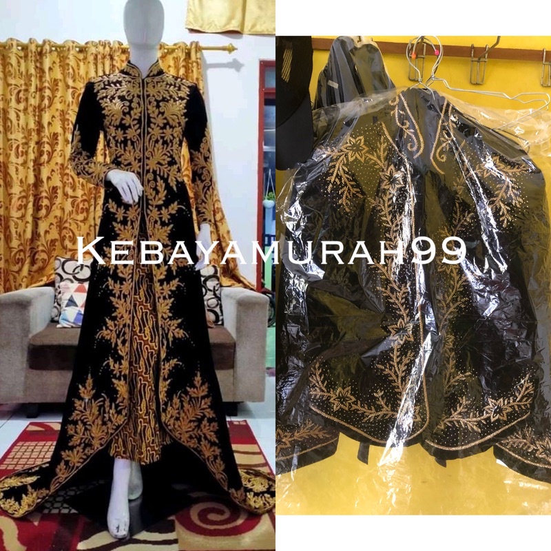 Kebaya pengantin bludru set couple || kebaya pengantin modern || kebaya pengantin bludru || kebaya p