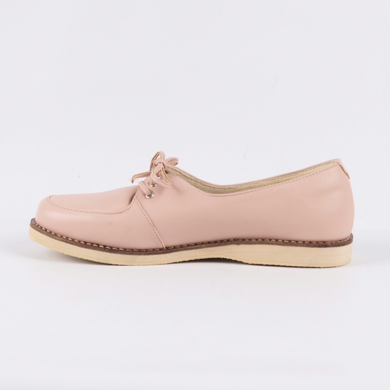 [SIAP KIRIM] BRShoes30 Pink Sepatu Kerja Casual Flat Wanita