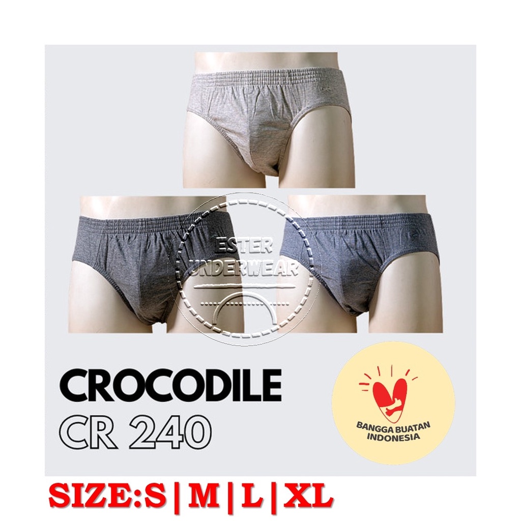 Celana Dalam Pria CROCODILE  CR 240 ISI-3 PCS