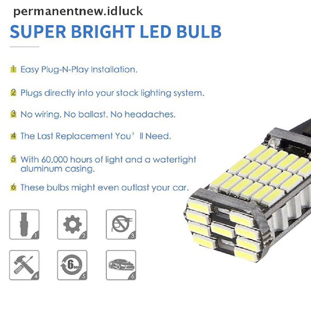 (luckypermanentnew) 2pcs Lampu LED Canbus T16 T15 921 W16W Untuk Mundur Mobil  (ID) Buku Novel Dewasa Dalam Bahasa Mandarin