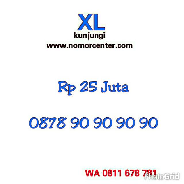 Kartu Perdana XL Seri Kuartet AB 90 90 90 90 _ 0878 90 90 90 90 LIMITED Edition #L712 329