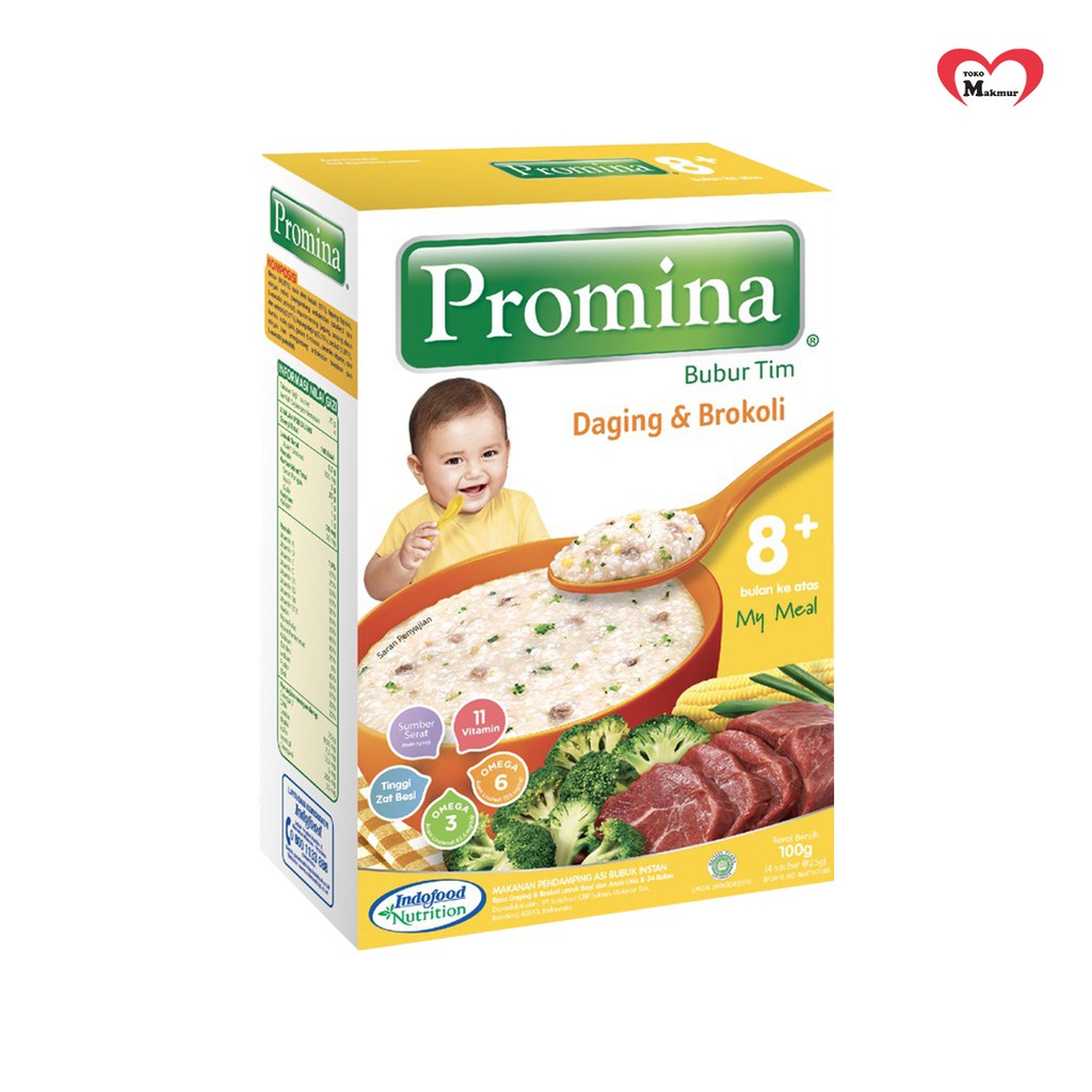 Promina Bubur  6+ / 8+ / 9+ 100Gr / Toko Makmur Online