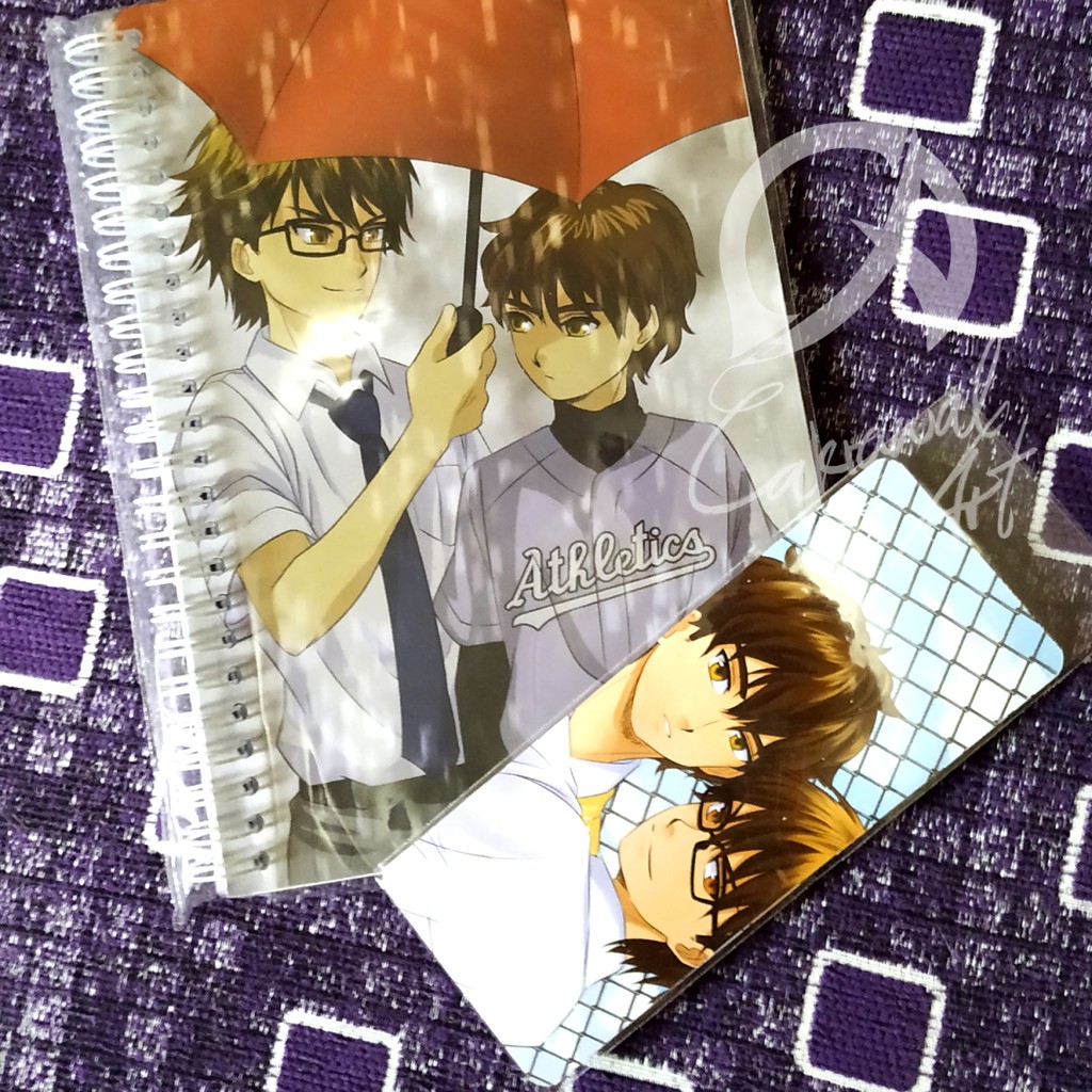 

Paket Sketchbook & Bookmark Miyuki/Chris [DAIYA NO A]