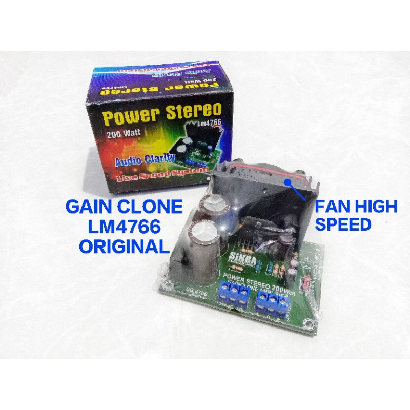 KIT POWER AMPLIFIER GAIN CLONE GAINCLONE LM4766