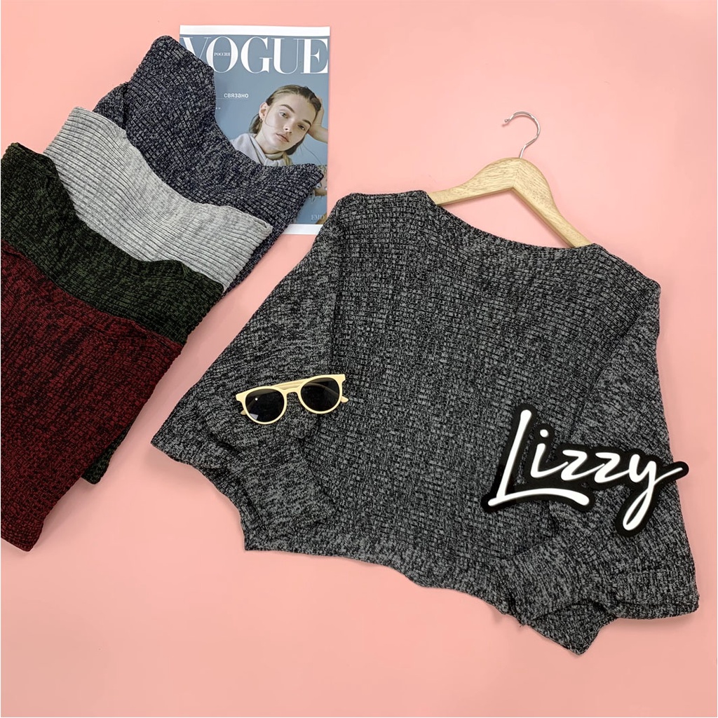 Lizzy - SWEATER BATWING TWIST PREMIUM