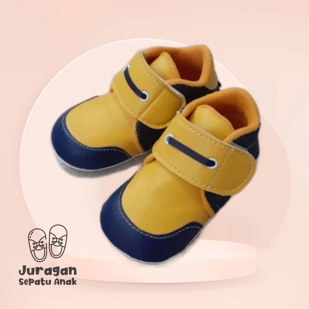 Sepatu Bayi Baby Shoes Prewalker Flat Tali Laki Laki Lucu Dan Murah