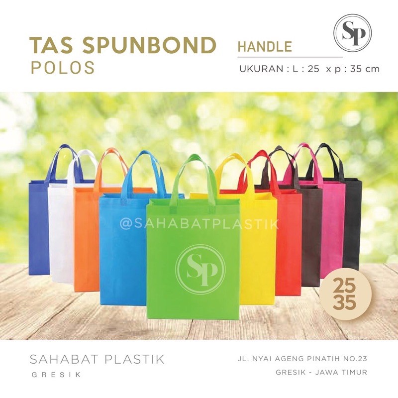 12PCS Tas Spunbond POLOS 30 x 40 cm /TAS UNTUK PROMOSI/ tas ulang tahun/Tas Kain 25 x 35 cm/ Tas Tenteng / Tas Souvenir/ Goodie bag-25 x 35 cm