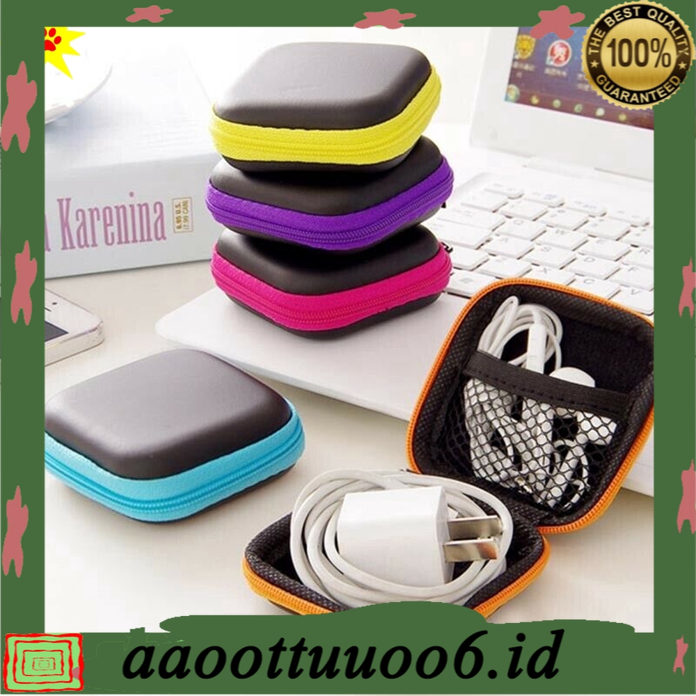 Perjalanan Earphone Kasus Charger Telepon Kunci Kabel USB Earphone Organizer Case Storage Bag #261141322