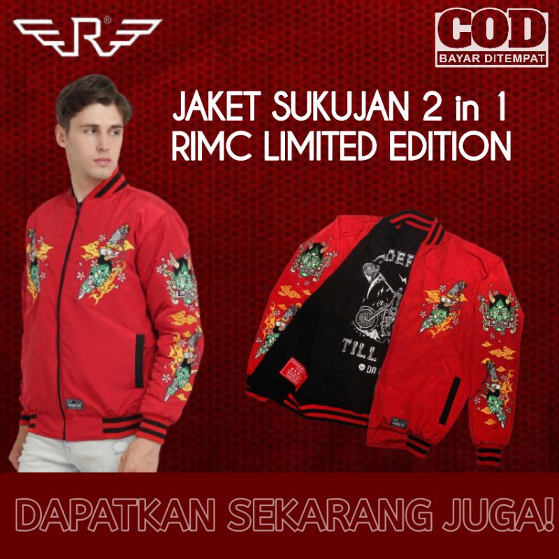 Jaker Sukajan Pria Jaket Sukujan Original Jaket Bolak Balik Sukajan Hannya Premium Rider Store