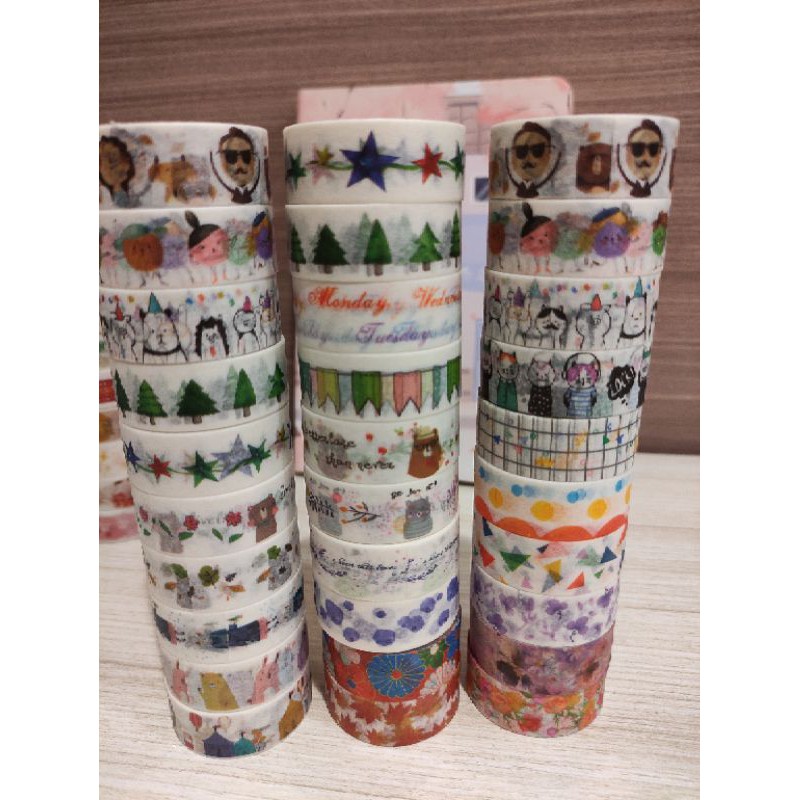 Selotip Kertas Washi Motif