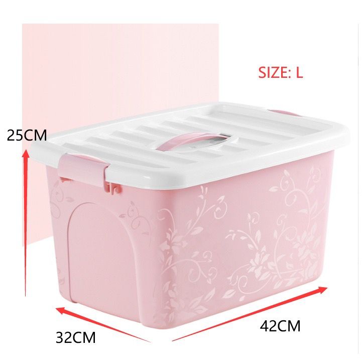 Container Box Penyimpanan Serbaguna / Box Ukuran Besar (Large) uk. 40x30x24 - Kode 903