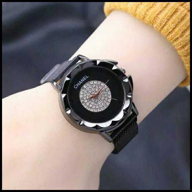 Jam Tangan Wanita Trendy Model Gerigi Magnet BISA COD