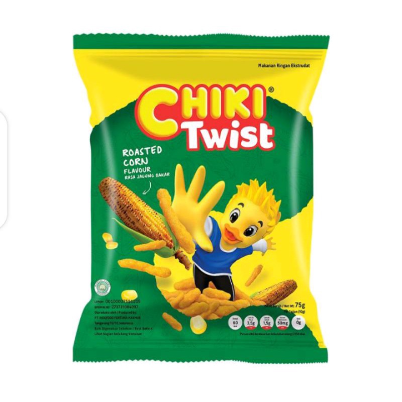 

Chiki Twist Jagung bakar 75gr