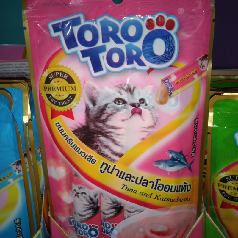 Snack Kucing TORO TORO ISI 4 ALL VARIAN Cemilan Liquid Kucing 60g