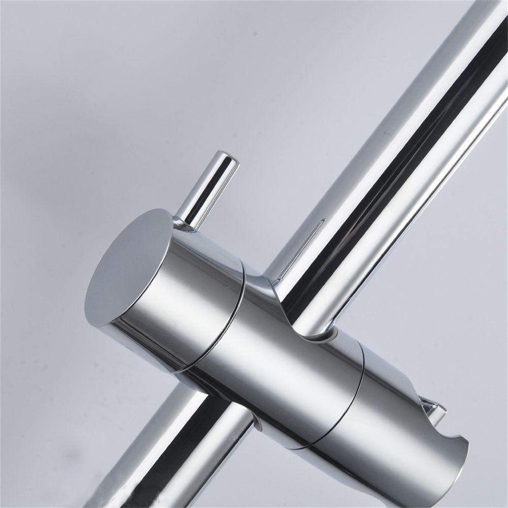 Populer Shower Head Holder Penjepit Slider Rumah Praktis Lapis Chrome