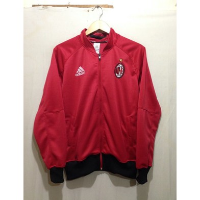 Jaket Bola AC Milan Merah 2016/2017 grade ori official