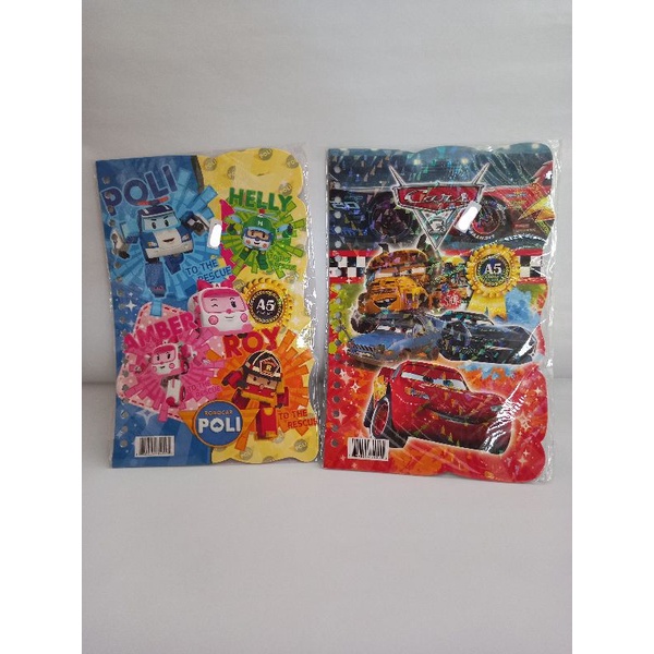 

ISI BINDER BERGAMBAR A5 Princess/ Hello Kitty/ Cars/ Robocar Poli