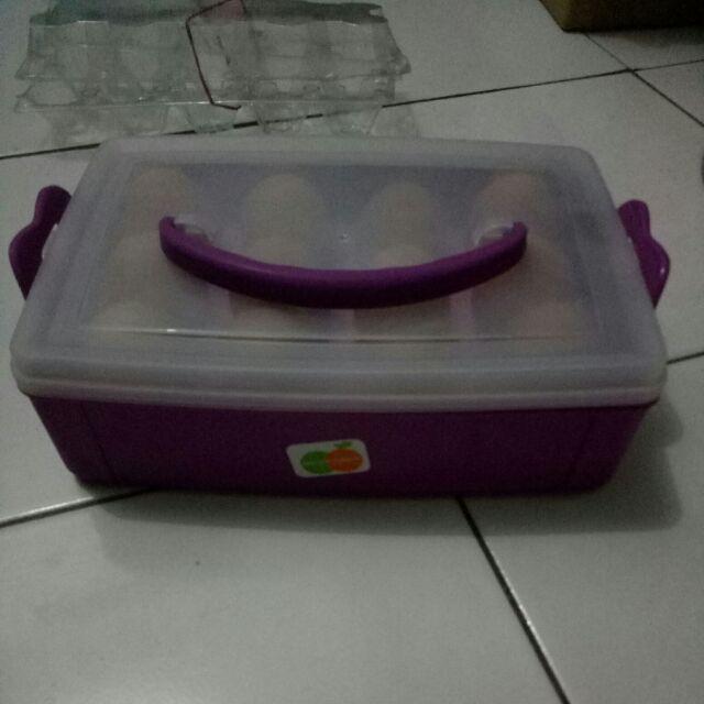 Kotak Telur Isi 12 High Quality Golden Sunkist