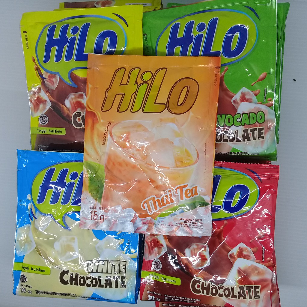 

Hilo Tinggi Kalsium Chocolate Banana 14 gram / Hilo renceng / Hilo sachet