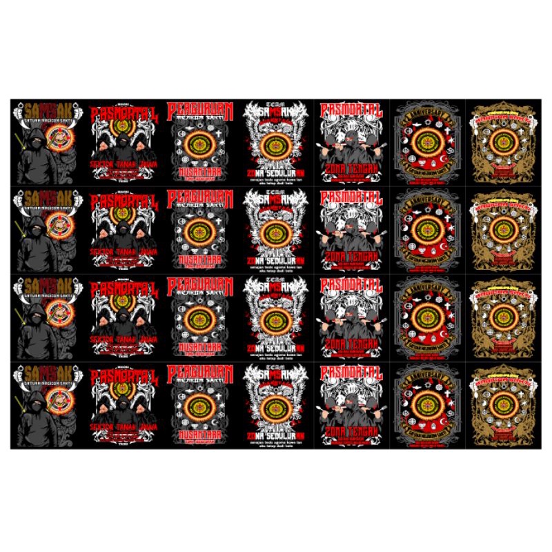 STIKER PASMORTAL STIKER SAMSAK STIKER MEJIKOM SAKTI STIKER MAGICOM SAKTI