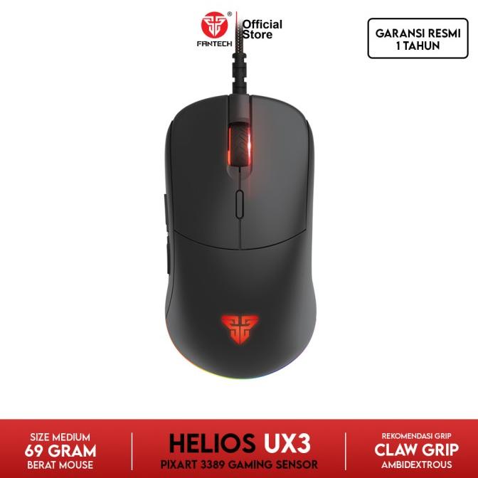 Fantech HELIOS UX3 Mouse Gaming RGB Pixart 3389