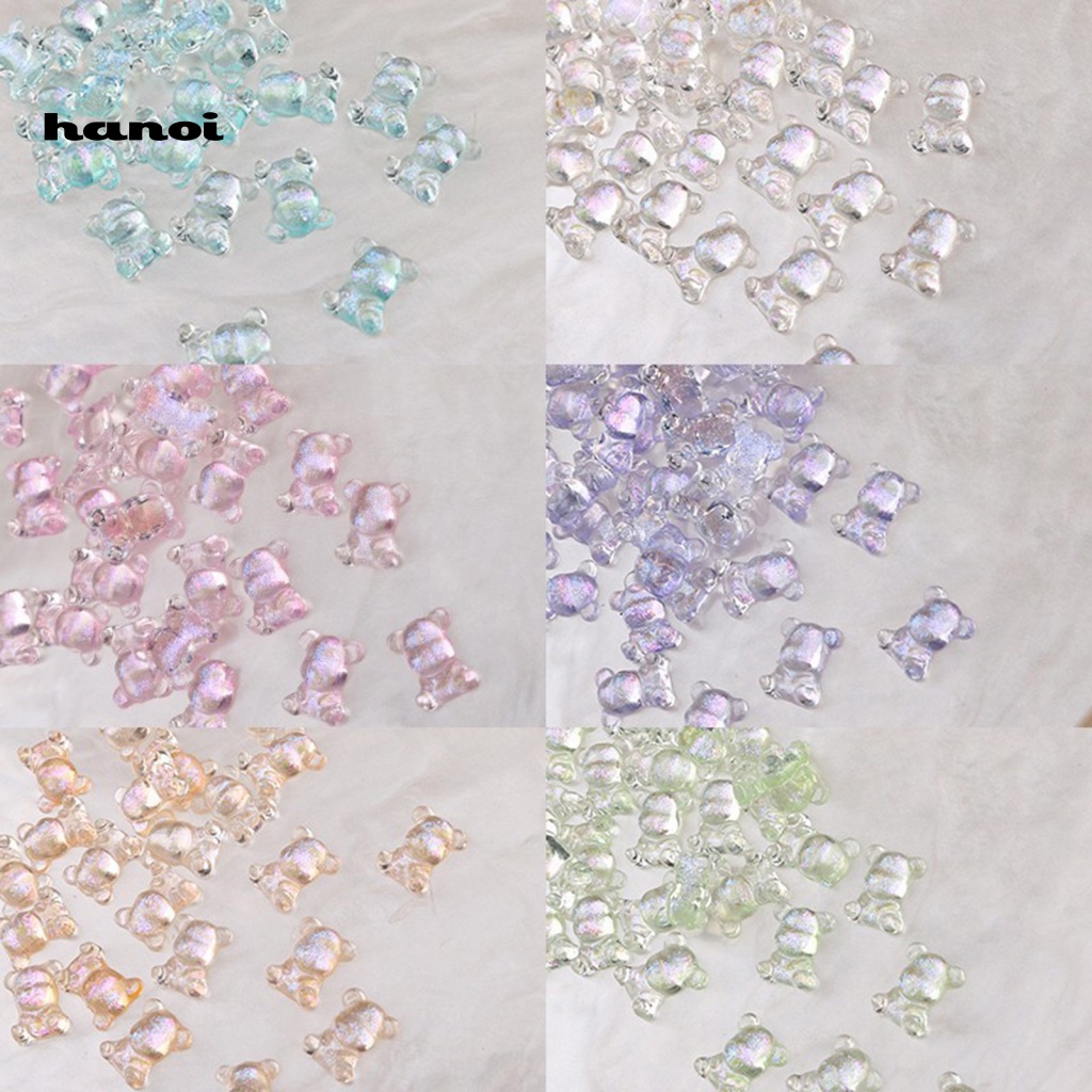 Han_ 50Pcs / Set Kutek Gel UV Untuk Dekorasi Nail Art / Manicure