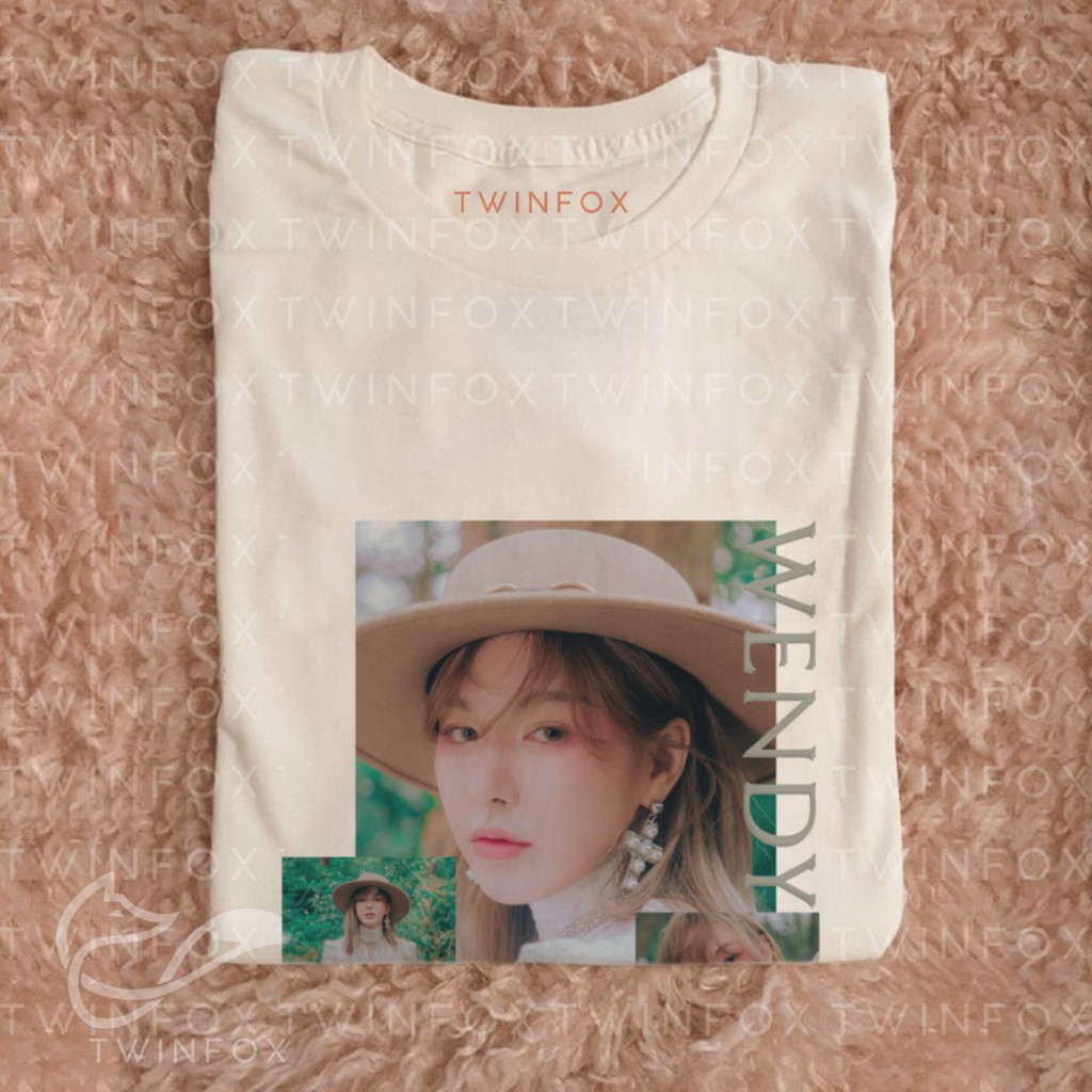 Kaos Kpop Unisex Red Velvet Wendy Like Water