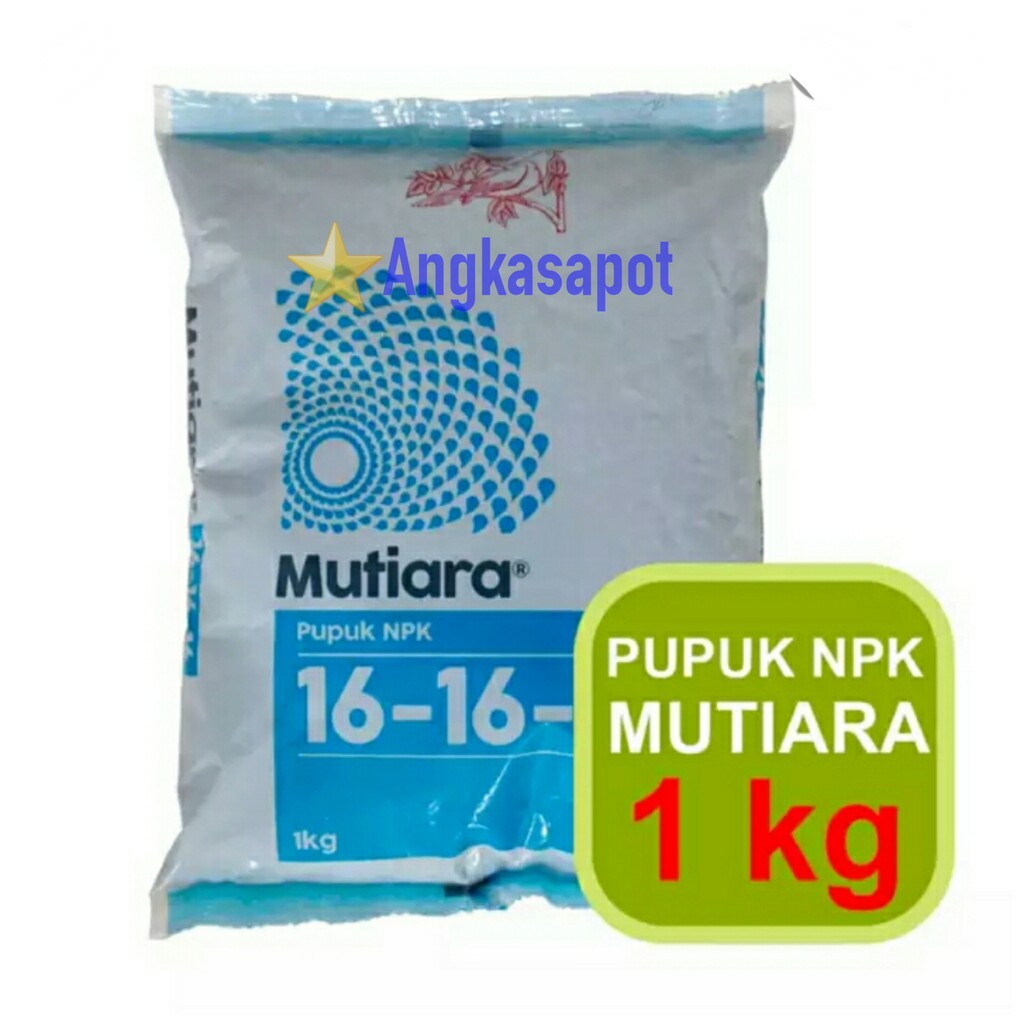 Pupuk Tanaman NPK Mutiara Yaramila16-16-16 1 Kg Kemasan Asli