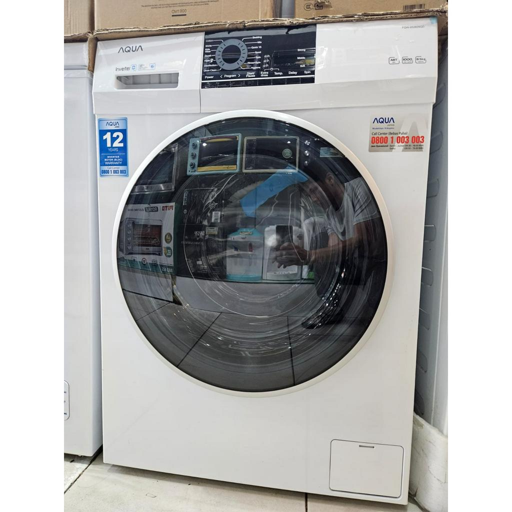 AQUA JAPAN MESIN CUCI FRONT LOADING 8,5 KG FQW 850829QD - FQW-850829QD