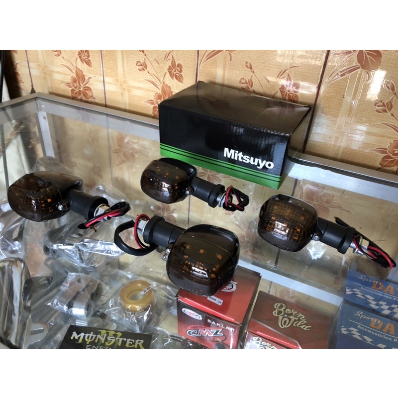 LAMPU SEN SEIN NINJA R LED MODEL ORIGINAL MERK MITSUYO IMPORT PNP CB GL MP TIGER