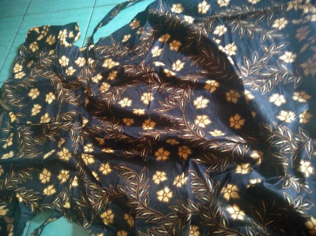 Gamis Batik Merak Cendrawasih All Size