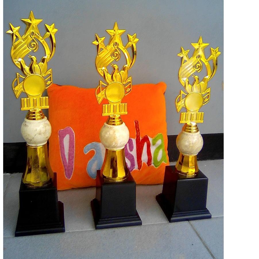 PROMO BESAR (rwi-655) Piala marmer set juara 123 piala set 123 piala marmer harga satuan