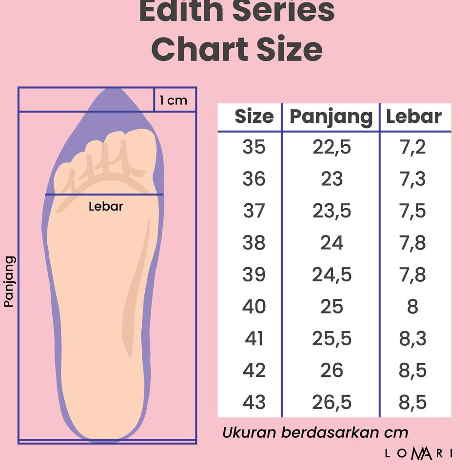 REO.588573 ‣ EDITH SERIES LOMARI - Sepatu Heels Wanita