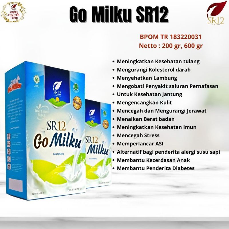 

SUSU KAMBING ETAWA / GOMILKU SR12 / SUSU / ASAM LAMBUNG / SUSU PENDERITA DIABETES