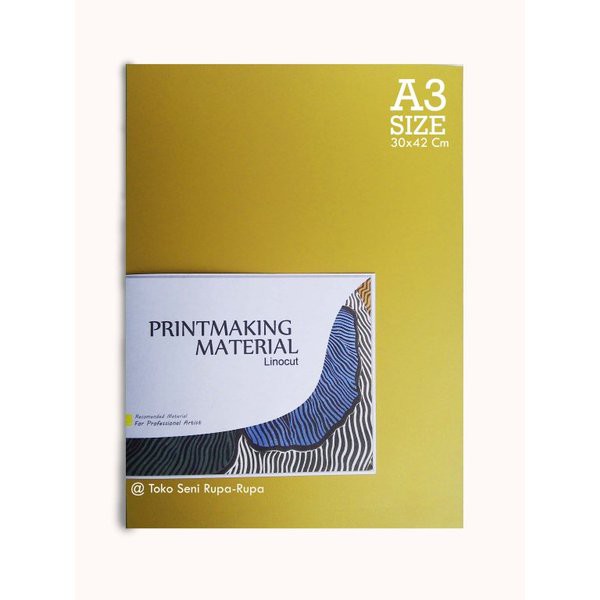 

MU 3 Karet Lino - Karet Cukil - Cukil Karet - Linocut - Linoleum - Printmaking - Bahan Karet Seni