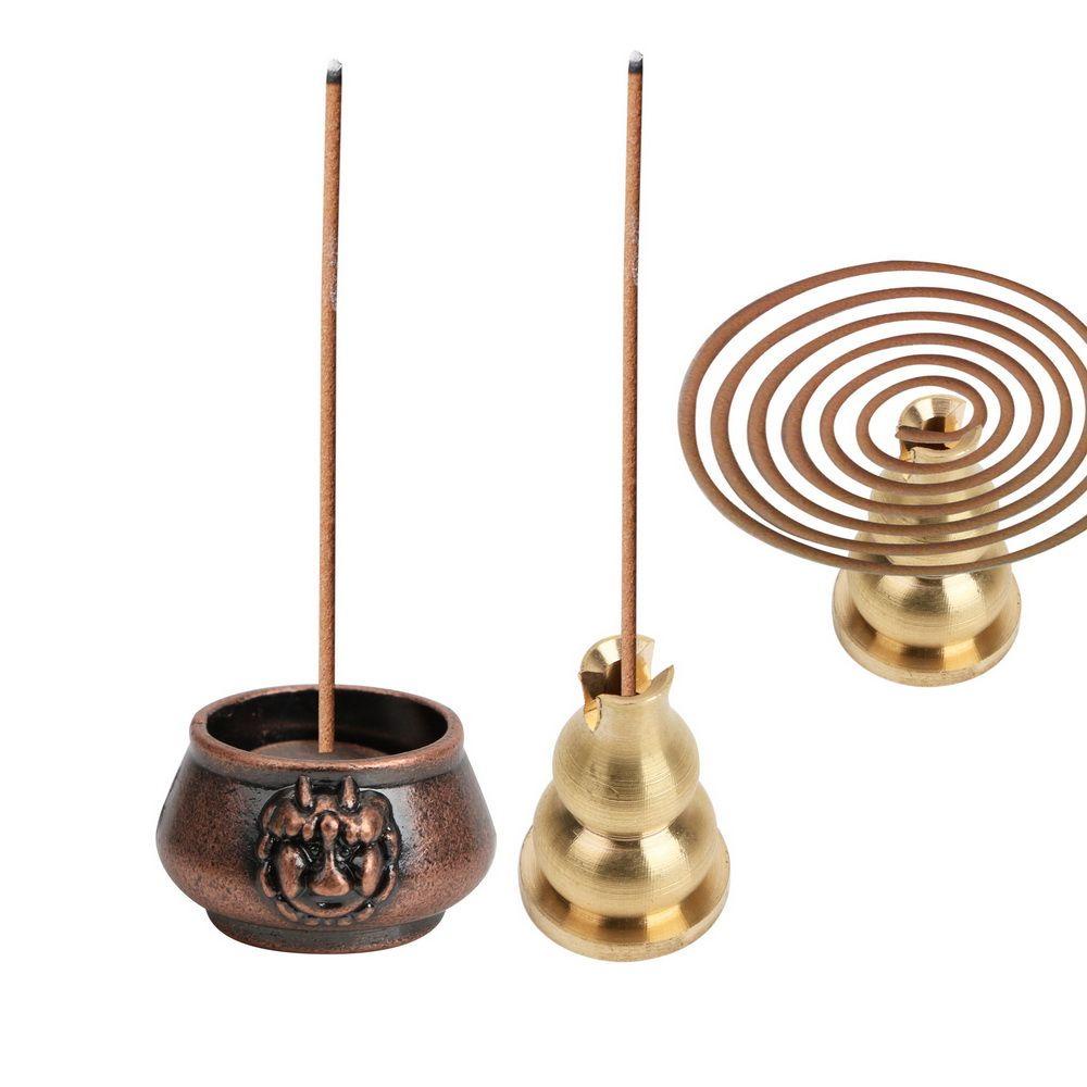 Suyo Tempat Dupa Mini Buddhisme Gadget Dekorasi Rumah Bentuk Tradisional Joss-stick Insert