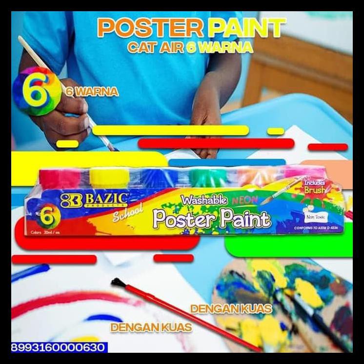 

Skuy Gaskuen Poster Paint Cat Air Bisa Dihapus Untuk Melukis Dengan Kuas