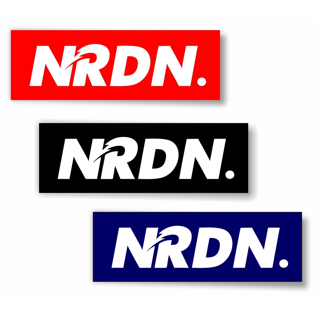 

Stiker brand stiker distro NRDN bahan graftac anti air