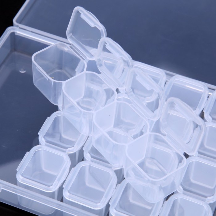 QUALITY Storage Box Mini 28in1 Kotak Perhiasan Cincin Kalung Batu Permata Paku