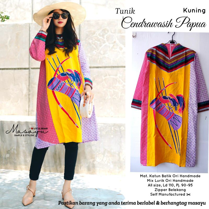 tunik cendrawasih papua