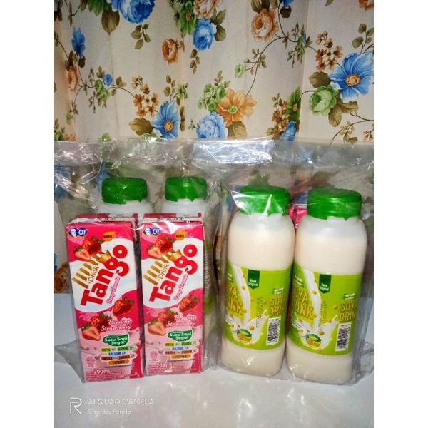 Paket Susu Tango Drink 200ml, Soya Drink 350ml