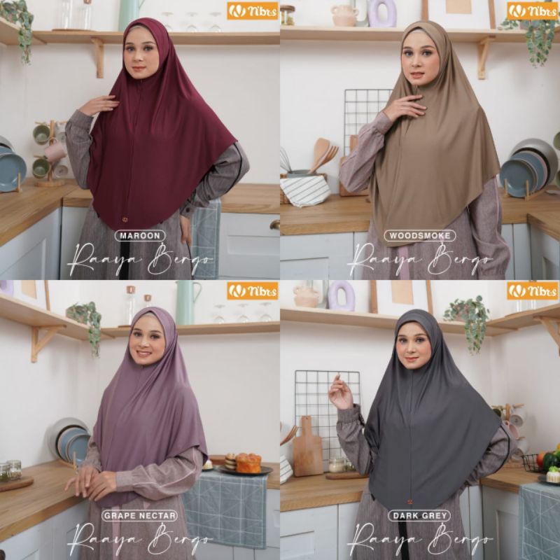 Bergo nibras hijab RAYAA BERGO
